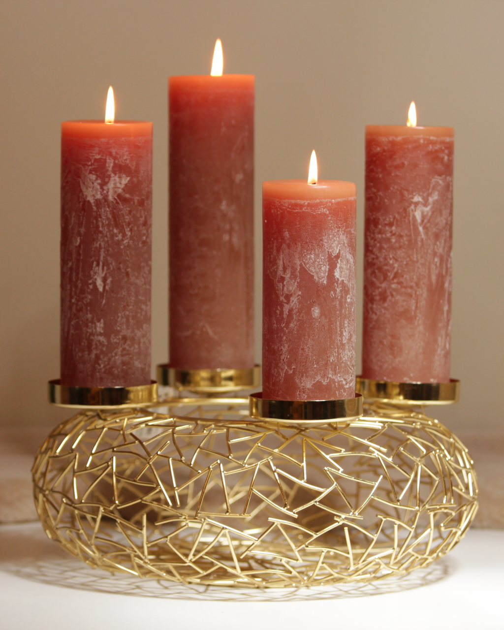 Adventskranz · EDZARD · gold