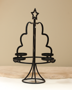 Adventskranz · schwarz