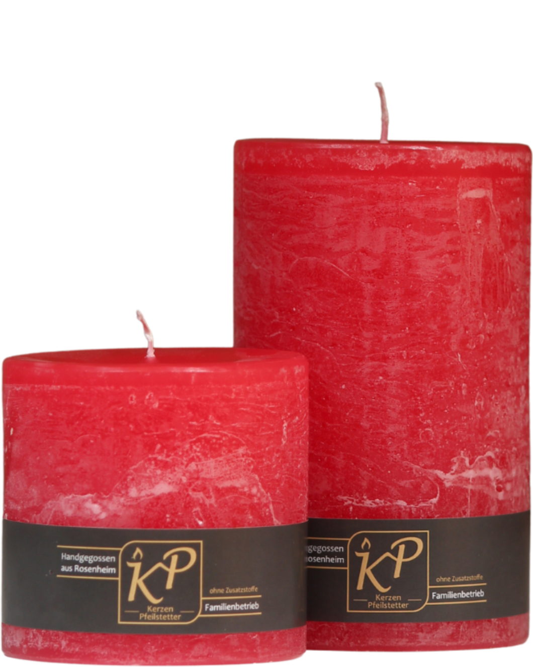 Table candle | christmas red | ~ 48h burning time