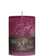 Tischkerze in magenta.