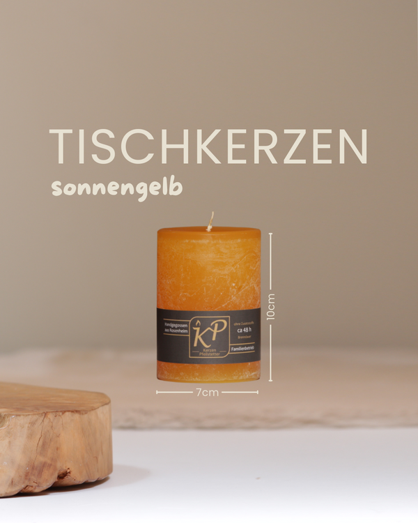 Tischkerzen – handgegossene Kerzen in vielen Farben – Kerzen Pfeilstetter