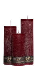 Load image into Gallery viewer, Dalina flower candle | burgundy | ~ 130h burning time
