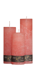 Load image into Gallery viewer, Dalina flower candle | coral | ~ 130h burning time
