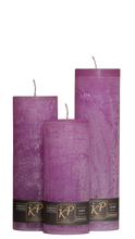 Load image into Gallery viewer, Dalina flower candle | light purple | ~ 130h burning time

