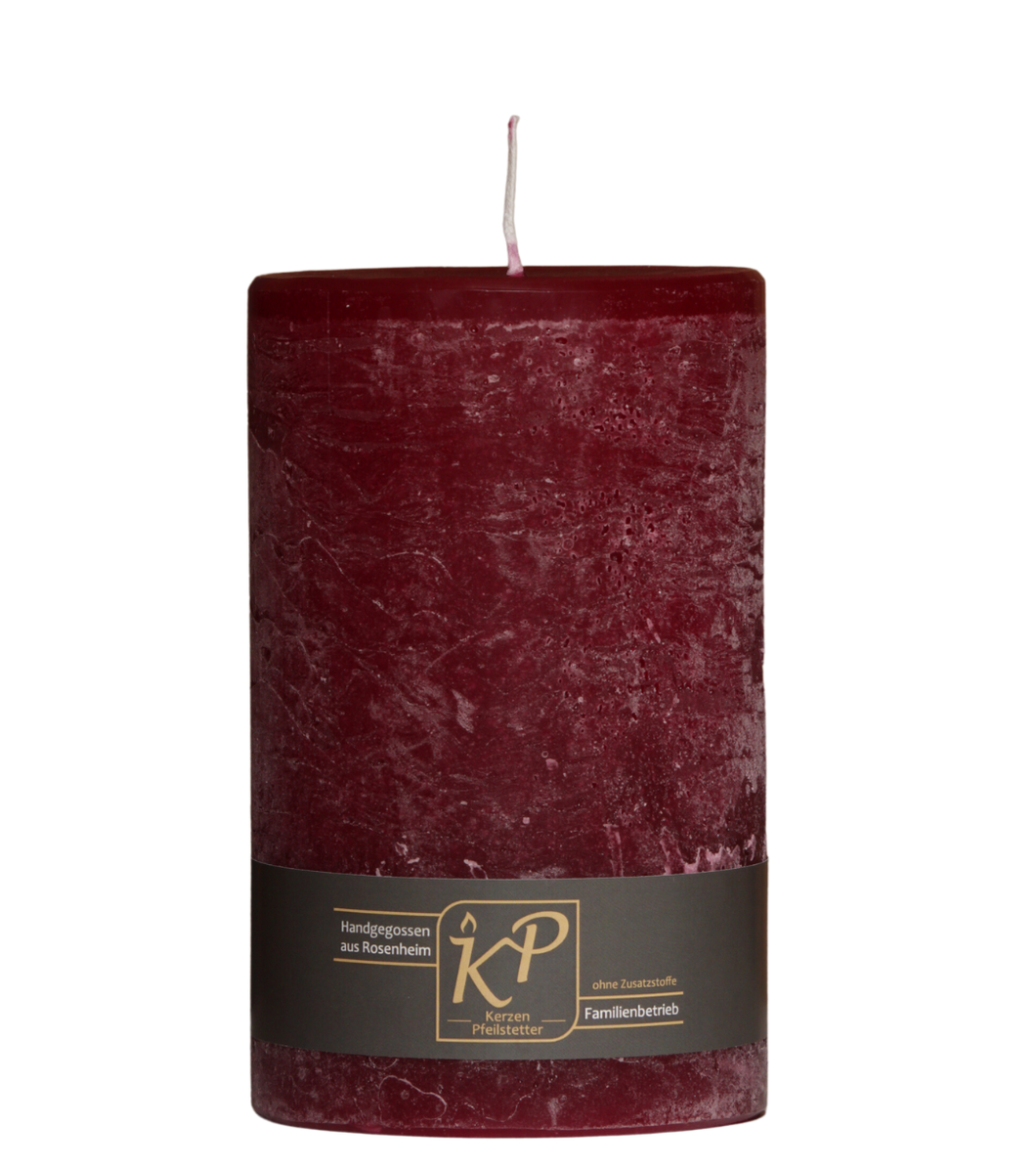 Table candle | christmas red | ~ 48h burning time
