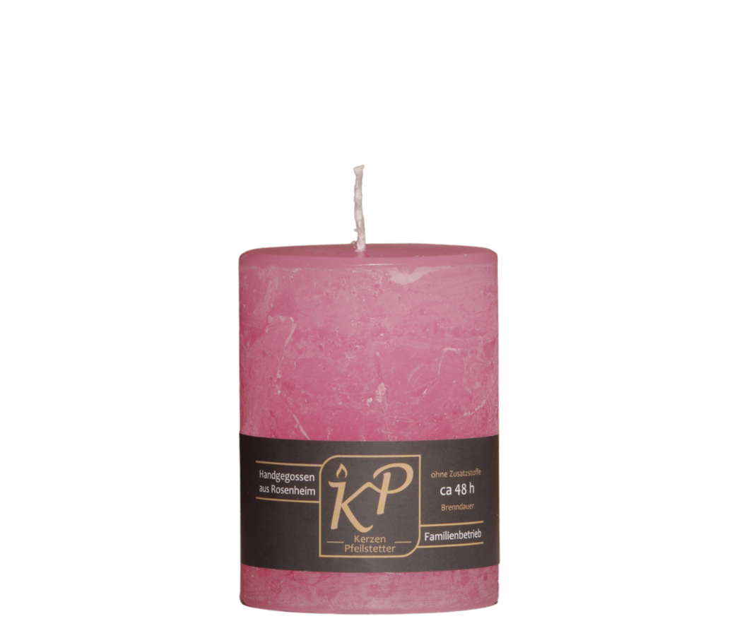Table candle | light pink | ~ 48h burning time