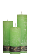 Load image into Gallery viewer, Dalina flower candle | apple green | ~ 130h burning time
