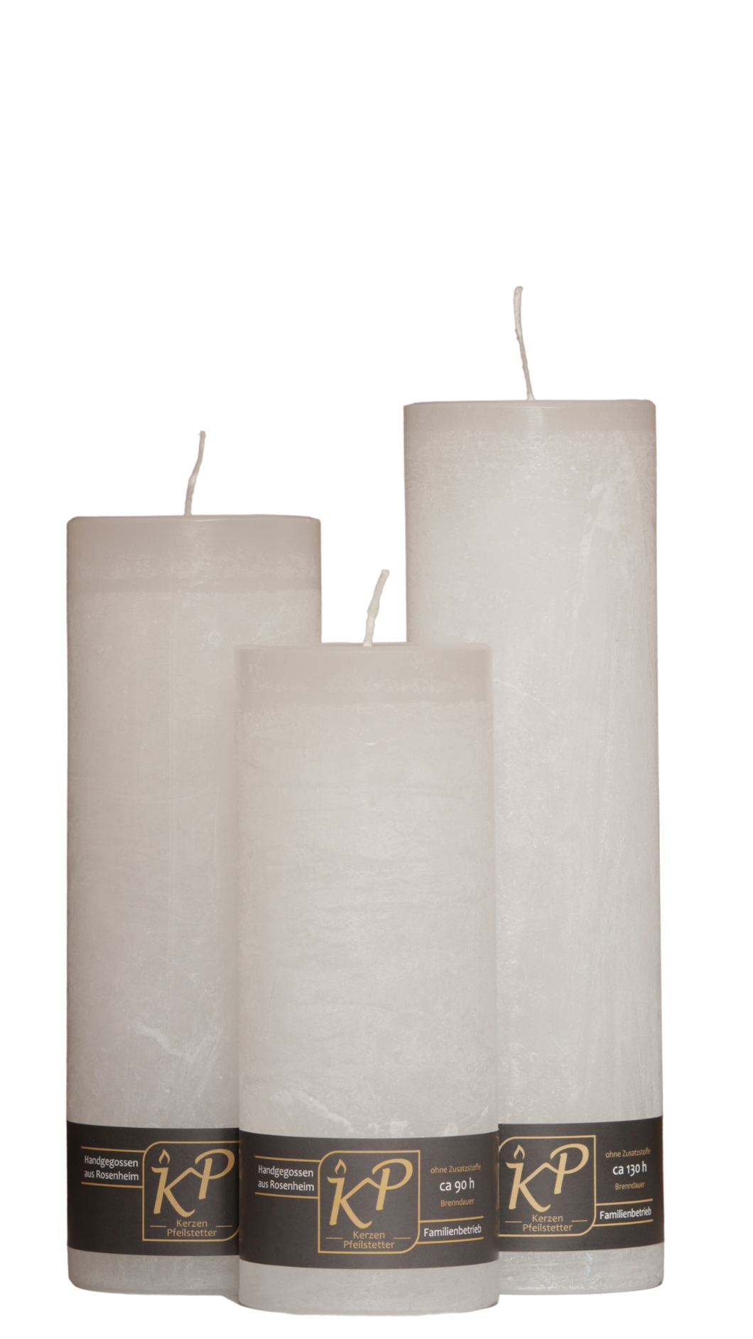 Dalina flower candle | white | ~ 130h burning time